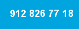 912 826 77 18 912 826 77 18